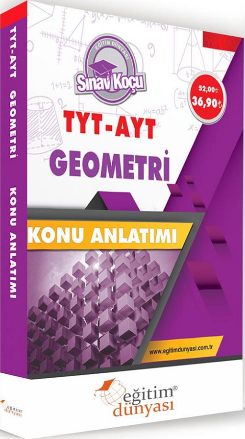 SÜPER FİYAT Eğitim Dünyası YKS TYT AYT Geometri Sınav Koçu Konu Anlatımı Eğitim Dünyası Yayınları