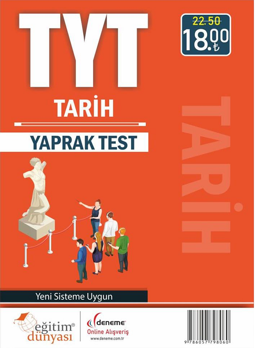 SÜPER FİYAT Eğitim Dünyası YKS TYT Tarih Yaprak Test Eğitim Dünyası Yayınları