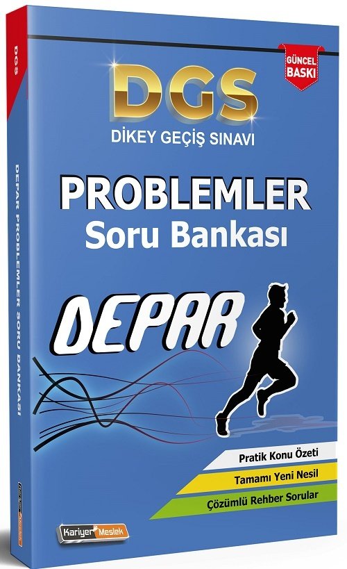 Kariyer Meslek DGS Problemler Depar Soru Bankası Çözümlü Kariyer Meslek Yayınları