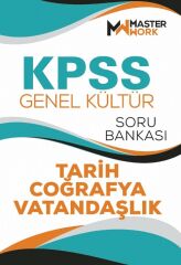 Master Work KPSS Tarih-Coğrafya-Vatandaşlık Soru Bankası Master Work Yayınları