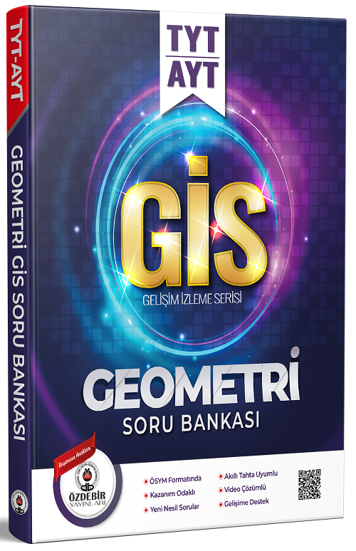 Özdebir YKS TYT AYT Geometri GİS Gelişim İzleme Serisi Soru Bankası Özdebir Yayınları