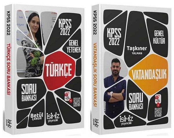SÜPER FİYAT İşimiz 2022 KPSS Türkçe+Vatandaşlık Soru 2 li Set İşimiz Yayıncılık