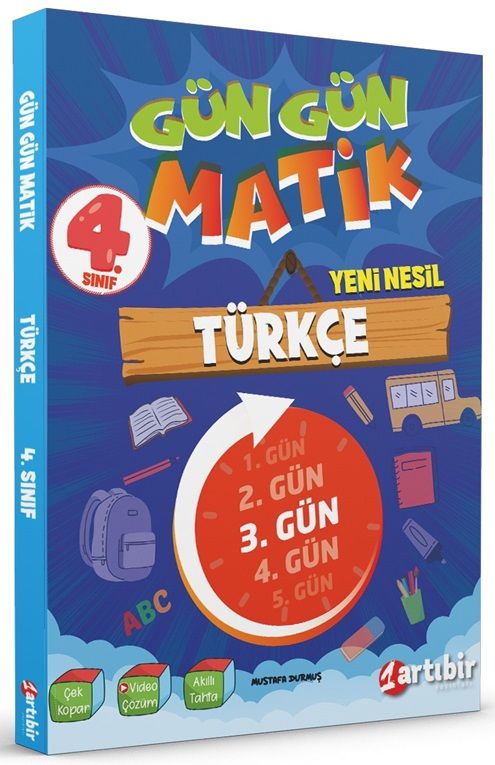 Artıbir 4. Sınıf Türkçe Gün Gün Matik Soru Bankası Artıbir Yayınları