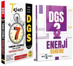 SÜPER FİYAT Tasarı + İndeks 2022 DGS 7+3 Deneme 2 li Set Tasarı + İndeks Kitap Yayınları