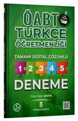 Türkçe ÖABTDEYİZ ÖABT Türkçe Öğretmenliği 5 Deneme Dijital Çözümlü - Enes Kaan Şahin Türkçe ÖABTDEYİZ