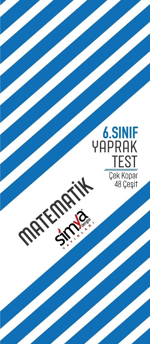 Simya 6. Sınıf Matematik Yaprak Test Simya Yayınları