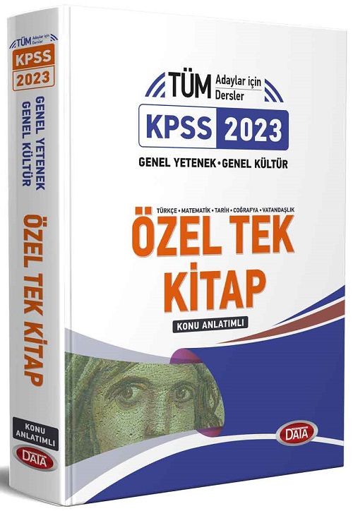 Data 2023 KPSS Genel Yetenek Genel Kültür Konu Anlatımlı Özel Tek Kitap Data Yayınları