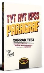 Yediiklim TYT AYT KPSS Paragraf Yaprak Test Yediiklim Yayınları