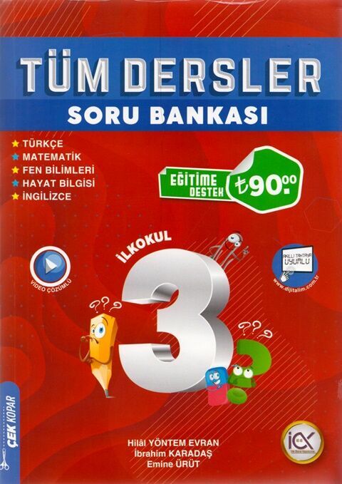 İlk Önce 3. Sınıf Tüm Dersler Soru Bankası İlk Önce Yayınları