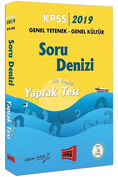 SÜPER FİYAT Yargı 2019 KPSS Genel Yetenek Genel Kültür Soru Denizi Yaprak Test Çek Kopart Yargı Yayınları