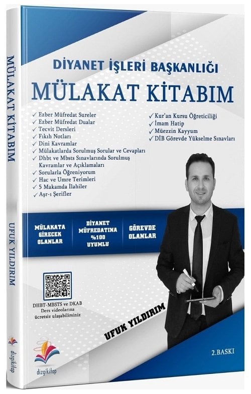 Dizgi Kitap Diyanet İşleri Başkanlığı Mülakat Kitabım 2. Baskı - Ufuk Yıldırım Dizgi Kitap Yayınları