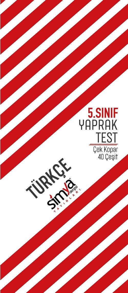 Simya 5. Sınıf Türkçe Yaprak Test Simya Yayınları