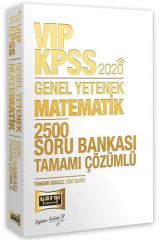 Yargı 2020 KPSS VIP Matematik 2500 Soru Bankası Çözümlü Yargı Yayınları