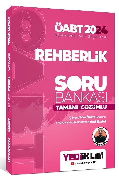 Yediiklim 2024 ÖABT Rehber Öğretmenliği Soru Bankası Çözümlü - Hasan Sanlı Yediiklim Yayınları