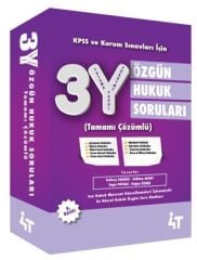 4T Yayınları KPSS A Grubu 3Y Özgün Hukuk Soruları 8. Baskı - Kutluay Kararlı 4T Yayınları