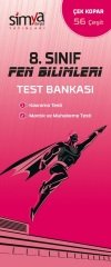 Simya 8. Sınıf Fen Bilimleri Kahraman Test Bankası 56 Yaprak Test Simya Yayınları