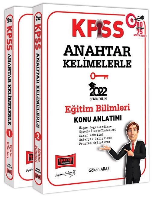 Yargı 2022 KPSS Eğitim Bilimleri Anahtar Kelimelerle Konu Anlatımı Set Yargı Yayınları