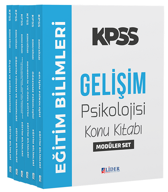 Lider KPSS Eğitim Bilimleri Konu Anlatımlı Modüler Set Lider Yayınları