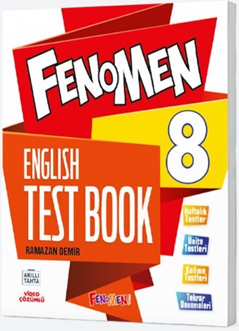 Gama 8. Sınıf İngilizce Fenomen Test Book Gama Yayınları