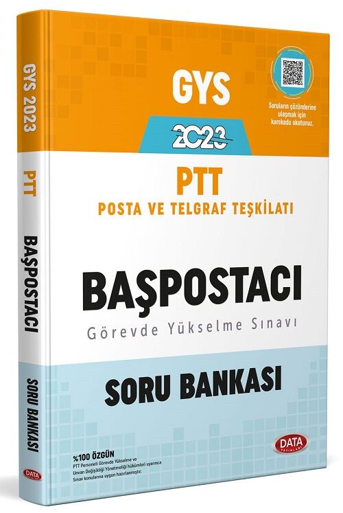 Data GYS PTT Başpostacı Soru Bankası Görevde Yükselme Data Yayınları