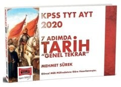 Yargı 2020 KPSS TYT AYT 7 Adımda Tarih Genel Tekrar Mehmet Sürek Yargı Yayınları