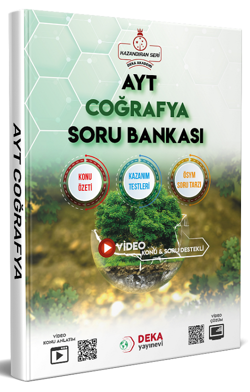 Deka Akademi YKS AYT Coğrafya Soru Bankası Deka Akademi Yayınları