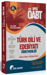 Özdil Akademi ÖABT Türk Dili ve Edebiyatı 1. Kitap Halk Edebiyatı Konu Anlatımlı Soru Bankası Özdil Akademi Yayınları