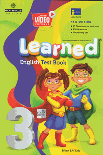 Borealis 3. Sınıf Learned English Test Book Borealis Yayıncılık