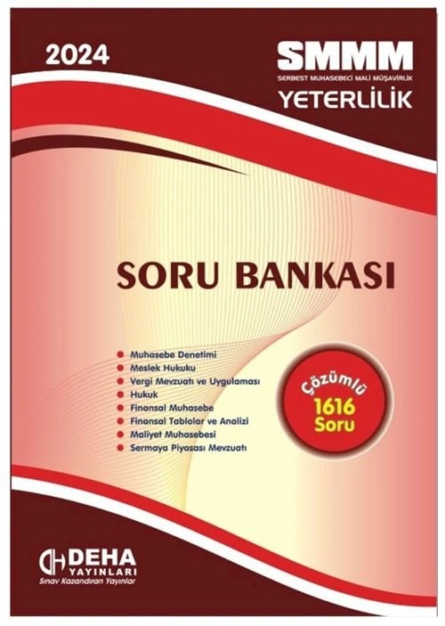 Deha SMMM Yeterlilik Soru Bankası Çözümlü Deha Yayınları