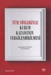 VMD Tüm Yönleriyle Kurum Kazancının Vergilendirilmesi - Necmettin Gündüz Vergi Müfettişleri Derneği Yayınları