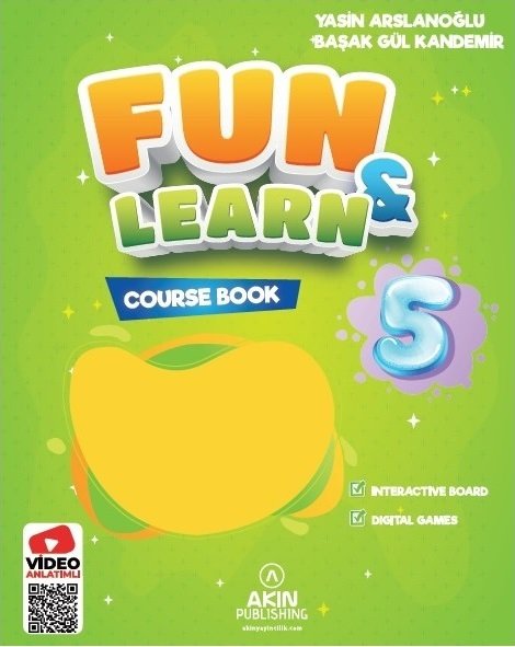 Akın Publishing 5. Sınıf İngilizce Fun and Learn 2 li Set Akın Publishing