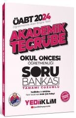 Yediiklim 2024 ÖABT Okul Öncesi Öğretmenliği Akademik Tecrübe Soru Bankası Çözümlü - Mehmet Kanak Yediiklim Yayınları