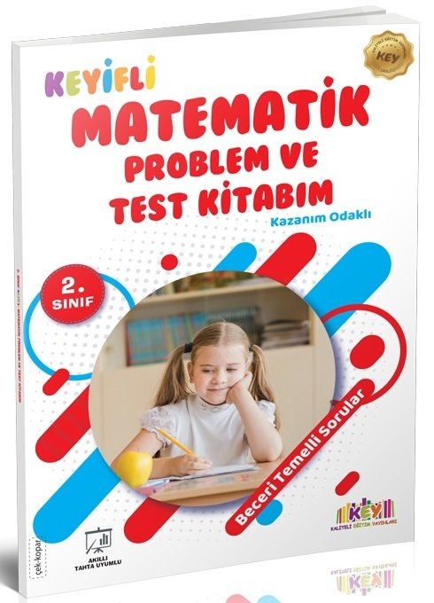 KEY Yayınları 2. Sınıf Keyifli Matematik Problem ve Test Kitabım KEY Yayınları