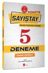 Akfon 2019 KOMİTE Sayıştay Denetçi Yardımcılığı 5 Deneme Çözümlü Akfon Yayınları