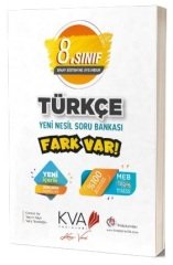 KVA Koray Varol 8. Sınıf Türkçe Fark Var Soru Bankası KVA Koray Varol Yayınları