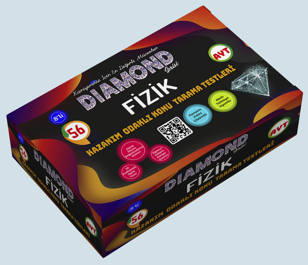 Gür YKS AYT Fizik Diamond 8 li Konu Tarama Testi Gür Yayınları