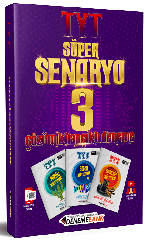 DenemeBank YKS TYT Süper Senaryo 3 Deneme DenemeBank Yayınları