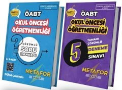 ÖABT TV ÖABT Okul Öncesi Metafor Serisi Soru + 5 Deneme 2 li Set ÖABT TV Yayınları
