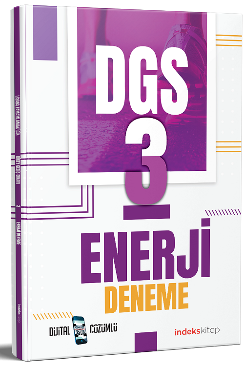 SÜPER FİYAT İndeks Akademi DGS Enerji 3 Deneme Dijital Çözümlü İndeks Akademi Yayıncılık