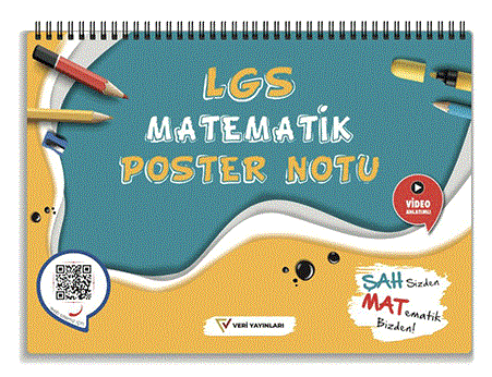 Veri Yayınları 8. Sınıf LGS Matematik Poster Notu Veri Yayınları