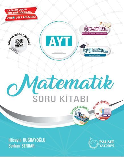 Palme YKS AYT Matematik Soru Kitabı Video Çözümlü Palme Yayınları