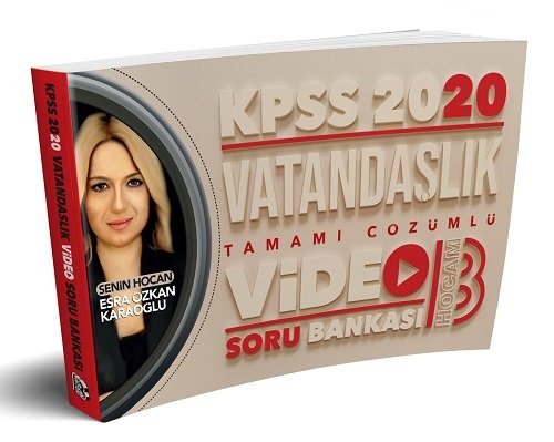 Benim Hocam 2020 KPSS Vatandaşlık Video Soru Bankası Çözümlü Esra Özkan Karaoğlu Benim Hocam Yayınları