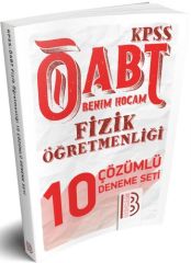 Benim Hocam 2019 ÖABT Fizik Öğretmenliği 10 Deneme Çözümlü Benim Hocam Yayınları