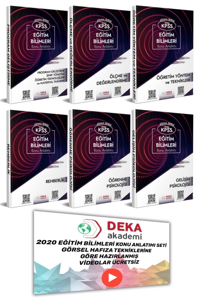 Deka Akademi 2020 KPSS Eğitim Bilimleri Konu Anlatımı Modüler Set Deka Akademi Yayınları
