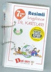 Dahi Adam 7. Sınıf Resimli İngilizce Dil Kartları Dahi Adam Yayıncılık