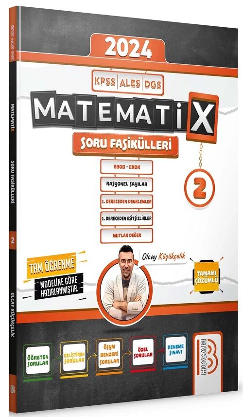 Benim Hocam 2024 KPSS ALES DGS Matematix-2 Matematik Soru Fasikülleri Benim Hocam Yayınları