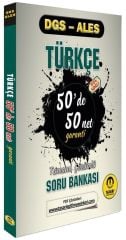 Tasarı DGS ALES Türkçe 50 de 50 Net Garanti Soru Bankası Video Çözümlü Tasarı Yayınları