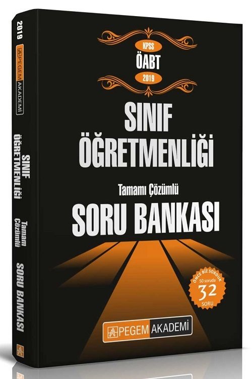 Pegem 2019 ÖABT Sınıf Öğretmenliği Soru Bankası Çözümlü Pegem Akademi Yayınları