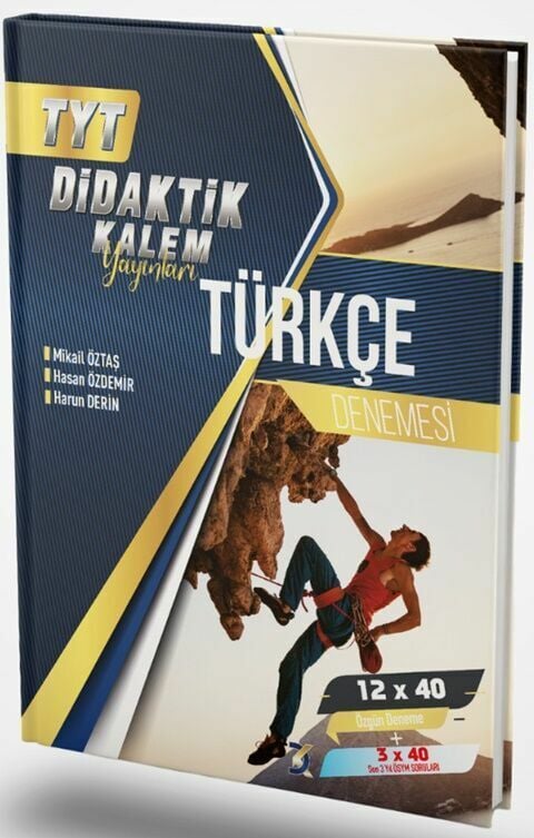 Didaktik Kalem YKS TYT Türkçe 12x40 Deneme Didaktik Kalem Yayınları