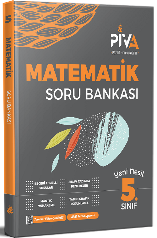 Piva 5. Sınıf Matematik Soru Bankası Piva Yayınları